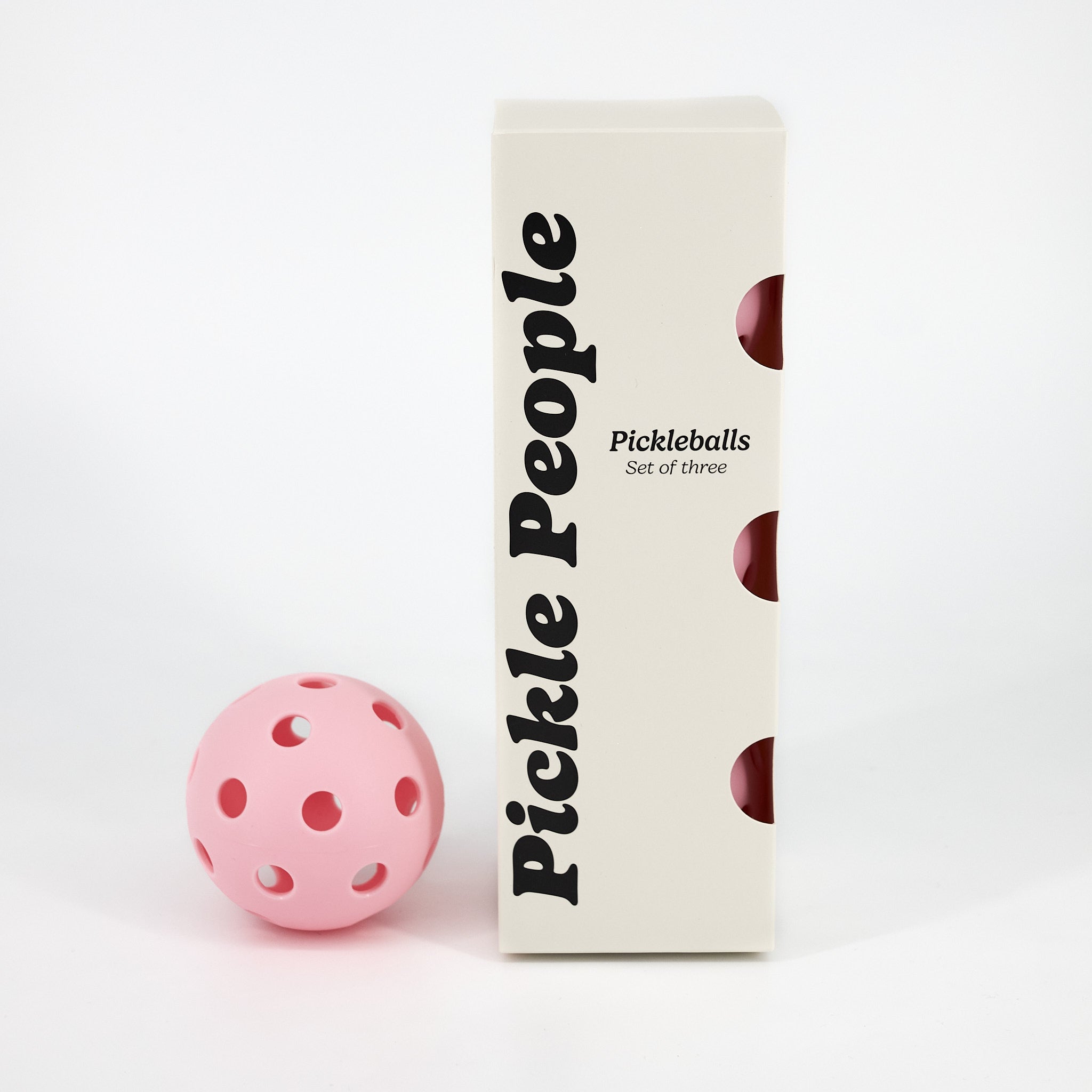 Pink Indoor Pickleballs