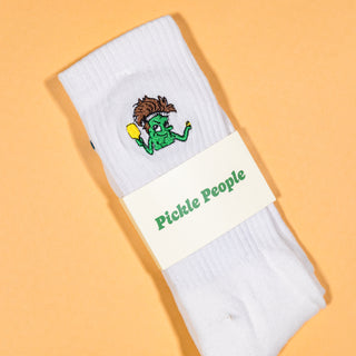 Pickleball Blue Stripe Socks