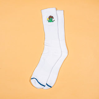 Pickleball Blue Stripe Socks