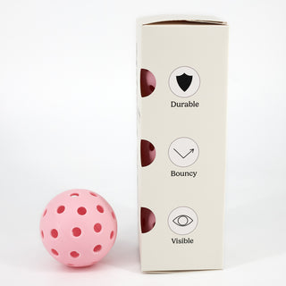 Pink Indoor Pickleballs