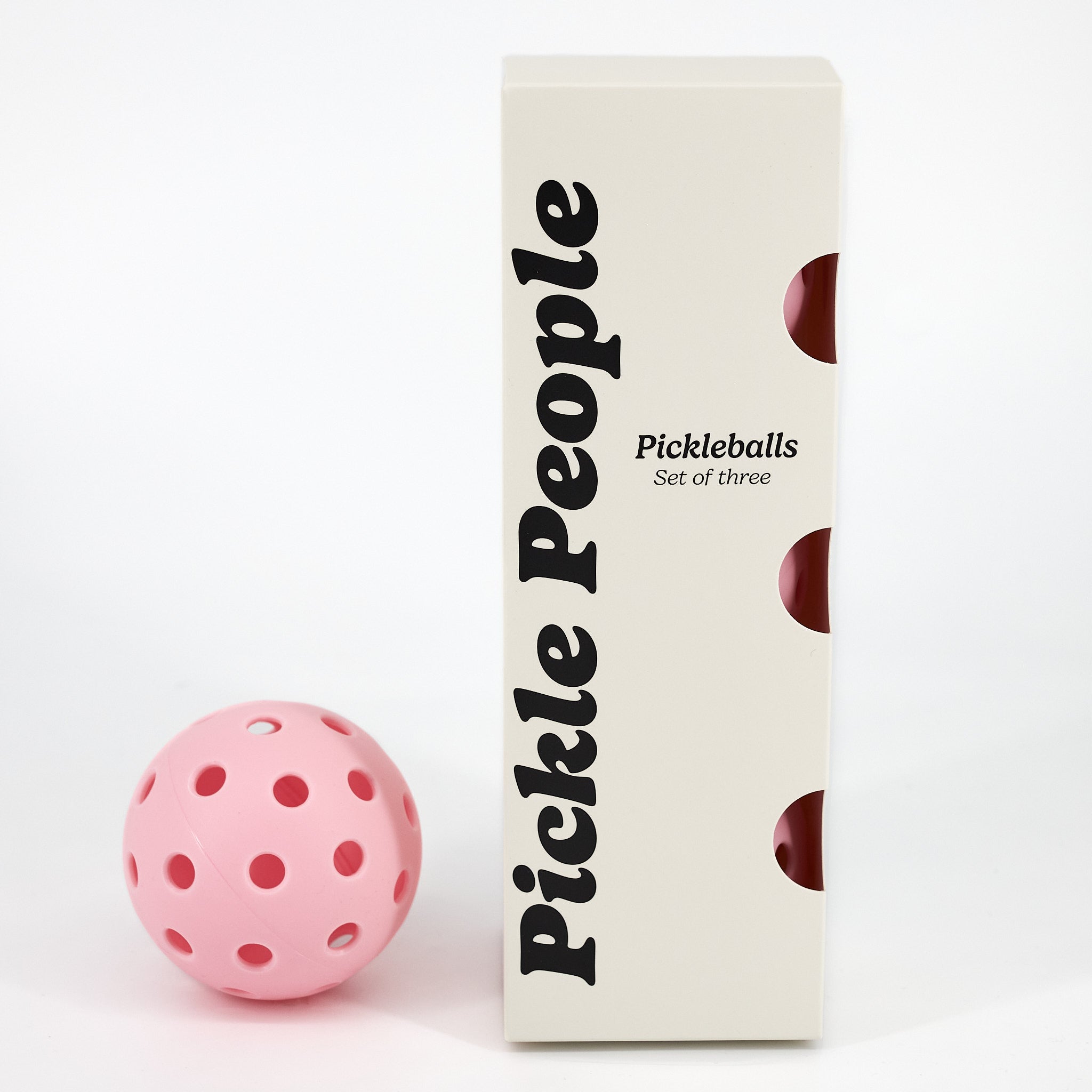Pink Hybrid Pickleballs