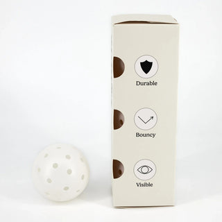 Pickle People Balls White Pickleballs (Outdoor)